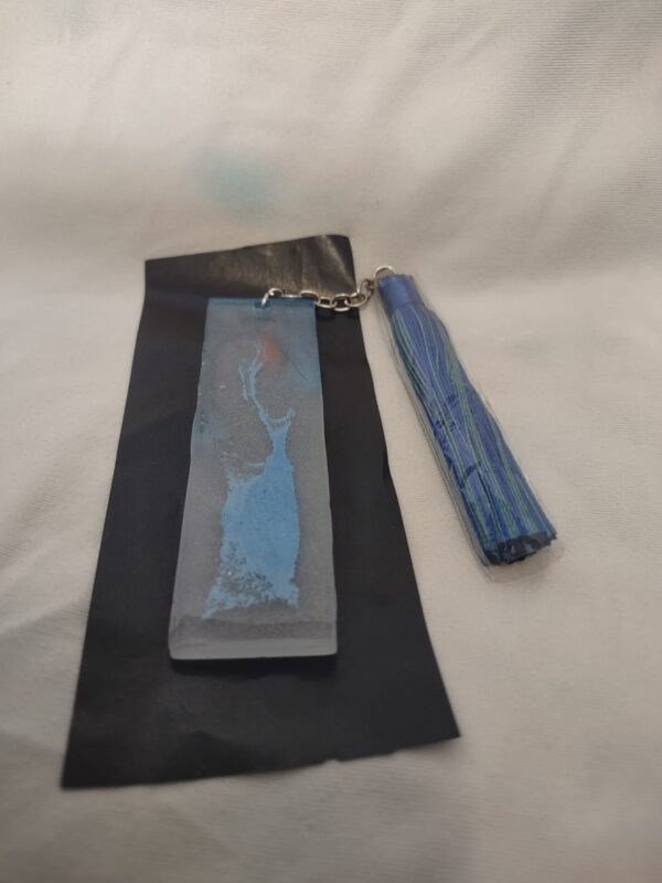 Abstract Blue Bookmark