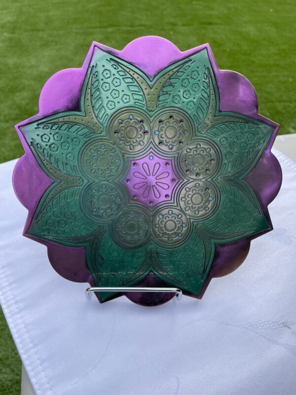 Trivet/Wall Decor - Mandala Floral Geometric - Verdant Elegance