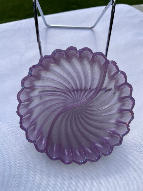 Round Trinket Tray - Lilac Dreams