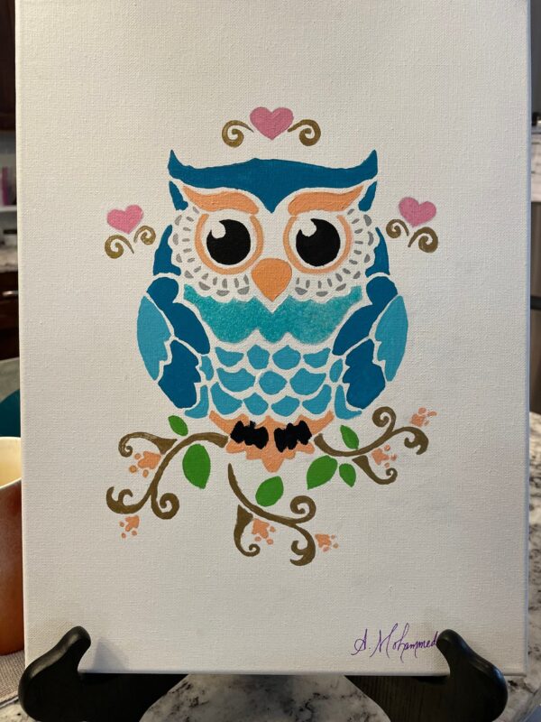 Canvas - Whimsical Owl
