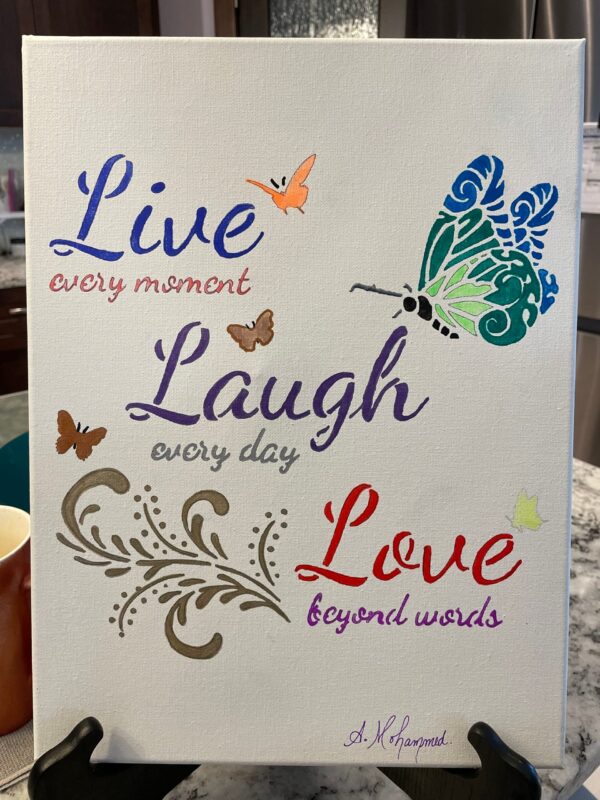Canvas - Live, Laugh, Love