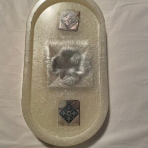 Oval Trinket Tray - Pearlescent Keepsake