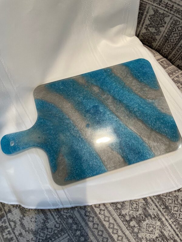 Cutting/Charcuterie Board - Square - Seaside Sparkle