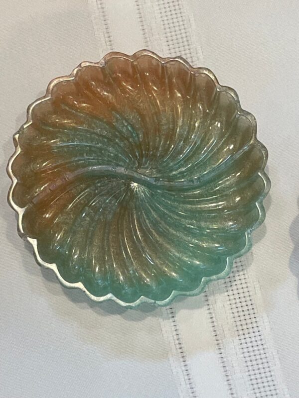 Round Trinket Tray - Enchanted Coarl Swirl