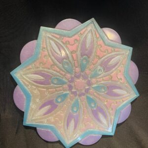 Trivet/Wall Decor - Dreamy Pastel Blossom