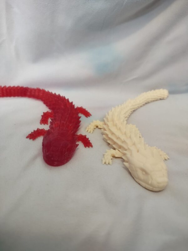 Artisanal Reptilian Sculptures - Bearded Dragons