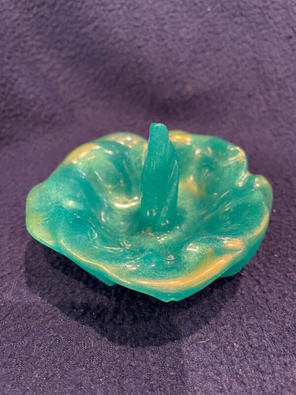 Turquoise Bloom Ring Holder