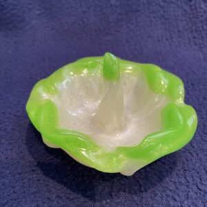 Emerald Blossom Ring Holder