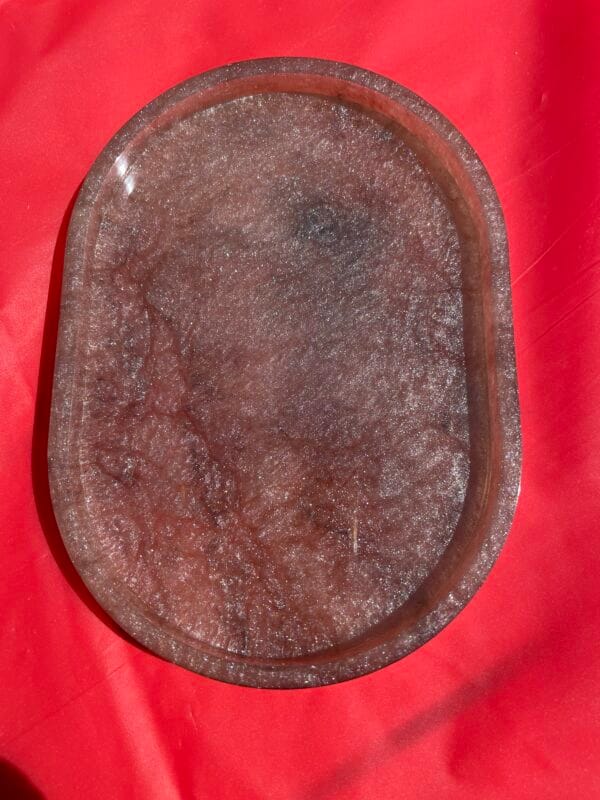 Ivory Veil - Oval Trinket Tray