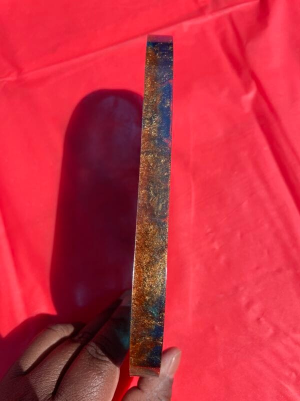 Azure Ember: Oval Trinket Tray - Image 2