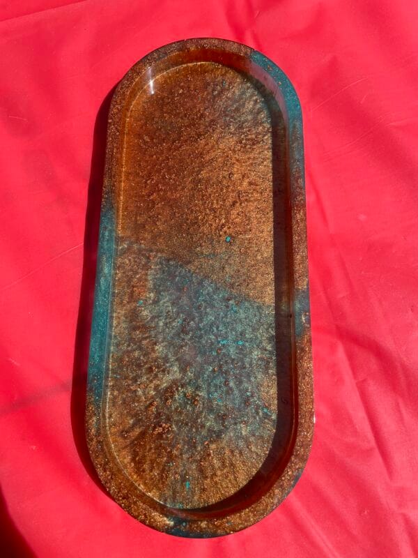 Whispering Tides: Oval Trinket Tray