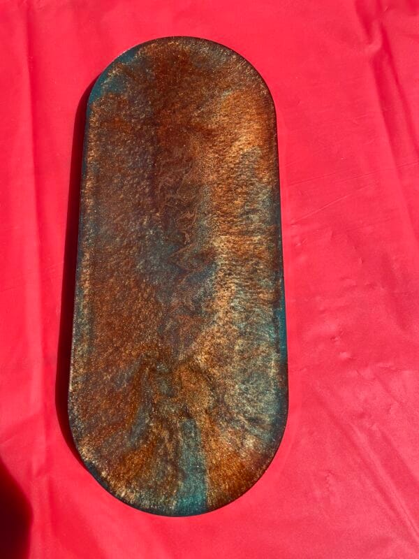 Whispering Tides: Oval Trinket Tray - Image 2