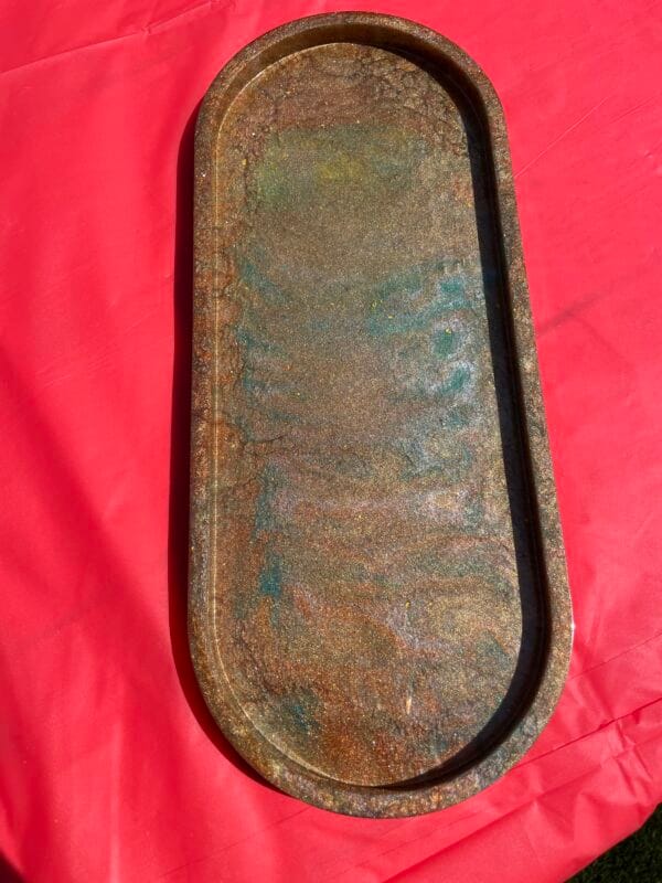 Celestial Drift: Oval Tray